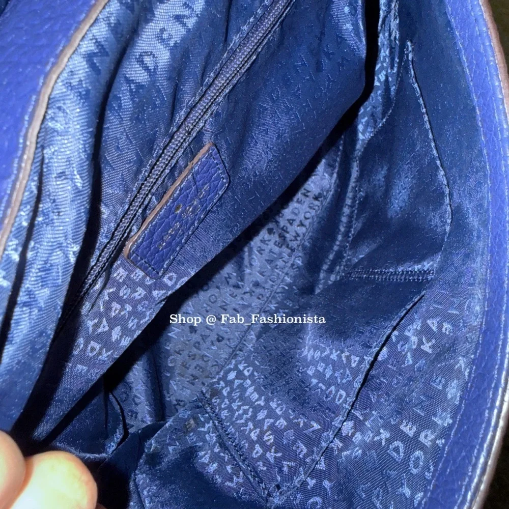 Kate Spade leather backpack blue
